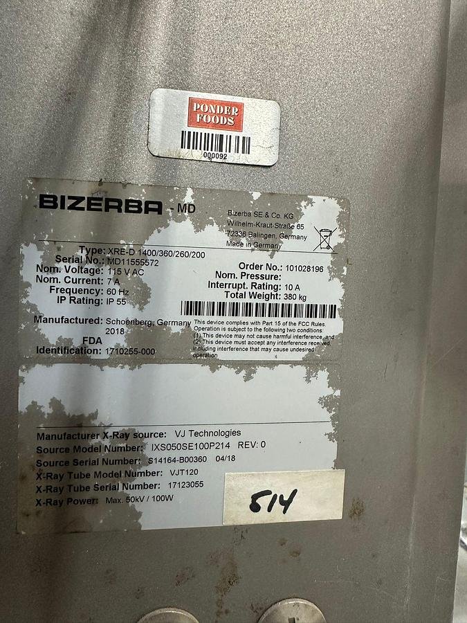 Bizerba X-Ray XRE-D 1400/360/260/200 - New Set Up but Never Installed - Image 5